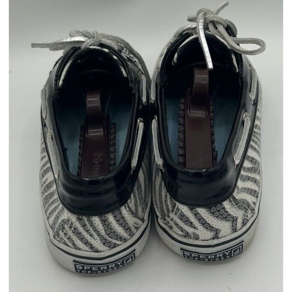 Sperry Top Sider Women's‎ Bahama 2 Eye Black/White Zebra Boat Show Size 7.5M - Picture 3 of 5